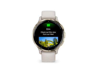 GARMIN Venu 3S Smartwatch | Elfenbein/Softgold