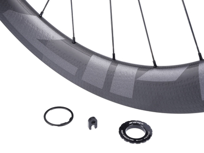 ZIPP Wheelset 28 404 Firecrest Carbon Clincher | Tubeless | Center Lock 12x100 | 12x142 mm Thru Axle | Shimano Road Freehub Body