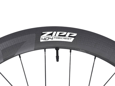 ZIPP Wheelset 28 404 Firecrest Carbon Clincher | Tubeless | Center Lock 12x100 | 12x142 mm Thru Axle | Shimano Road Freehub Body