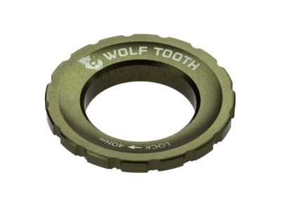 WOLF TOOTH Center Lock Ring für Schnellspanner und 12 / 15 / 20 mm Steckachsen | olive