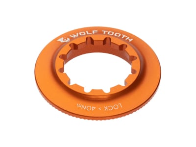 WOLF TOOTH Center Lock Ring Internal Spline | orange