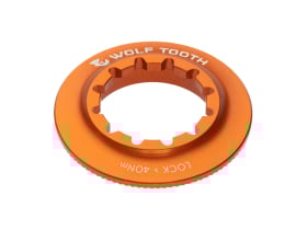WOLF TOOTH Center Lock Ring Internal Spline | orange