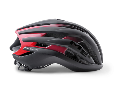 MET Bike Helmet Trenta MIPS | black shaded red