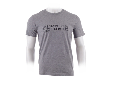 MALDITA BUENA SUERTE T-Shirt Love & Hate | grey melange XL
