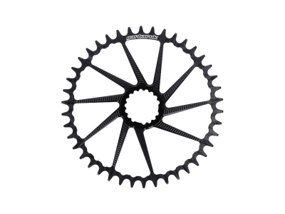 GARBARUK Chainring round Road/CX/Gravel | Cannondale Direct Mount | black 40 Teeth