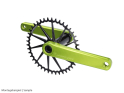GARBARUK Chainring round Road/CX/Gravel | Cannondale Direct Mount | black 46 teeth