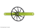 GARBARUK Chainring oval Road/CX/Gravel | Cannondale Direct Mount | black 40 Teeth