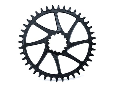 GARBARUK Chainring Round Direct Mount | 1-speed narrow-wide SRAM GXP Road/CX 40 Teeth blue