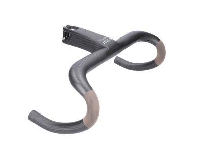 THM CARBONES Vorbau-Lenker-Einheit Frontale Carbon Road | Integrated Cable Routing | 440 mm 110 mm