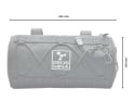 GEOSMINA Handlebar Bag Maki | 2,5 liter | black