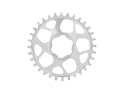 HOPE Kettenblatt Direct Mount Spiderless R22 Narrow Wide 1-fach für Hope Kurbeln | silber 28 Zähne