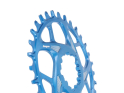 HOPE Kettenblatt Direct Mount Spiderless R22 BOOST Narrow Wide 1-fach für SRAM 3-Loch Kurbeln | blau 28 Zähne