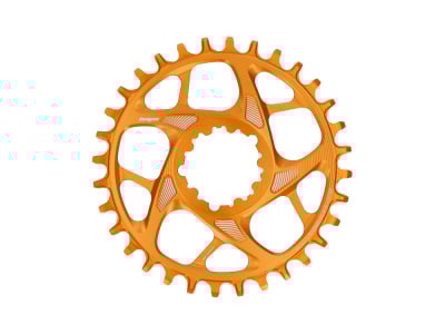 HOPE Kettenblatt Direct Mount Spiderless R22 BOOST Narrow Wide 1-fach für SRAM 3-Loch Kurbeln | orange 34 Zähne