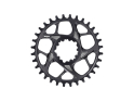 HOPE Chainring Direct Mount Spiderless R22 BOOST Narrow Wide 1-speed for SRAM 3-Bolt Cranks | black 34 Teeth