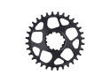 HOPE Chainring Direct Mount Spiderless R22 BOOST Narrow Wide 1-speed for SRAM 3-Bolt Cranks | black 36 Teeth