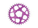 HOPE Kettenblatt Direct Mount Spiderless R22 BOOST Narrow Wide 1-fach für SRAM 3-Loch Kurbeln | lila 36 Zähne
