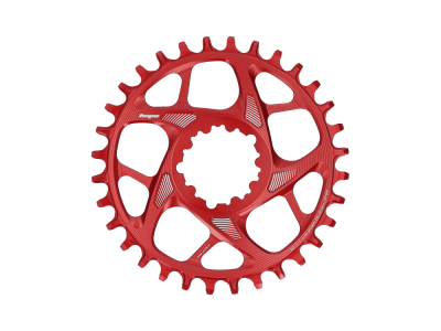 HOPE Chainring Direct Mount Spiderless R22 BOOST Narrow Wide 1-speed for SRAM 3-Bolt Cranks | red 32 Teeth