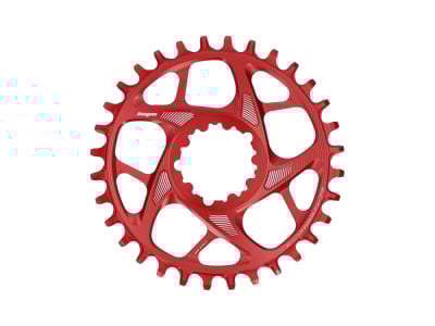 HOPE Chainring Direct Mount Spiderless R22 BOOST Narrow Wide 1-speed for SRAM 3-Bolt Cranks | red 36 Teeth