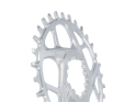 HOPE Chainring Direct Mount Spiderless R22 BOOST Narrow Wide 1-speed for SRAM 3-Bolt Cranks | silver 28 Teeth