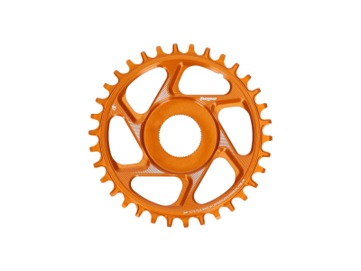 HOPE Chainring E-Bike Direct Mount Spiderless R22 Narrow Wide for Shimano Motors | orange 36 teeth