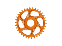 HOPE Chainring E-Bike Direct Mount Spiderless R22 Narrow Wide for Shimano Motors | orange 36 teeth
