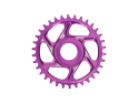 HOPE Kettenblatt E-Bike Direct Mount Spiderless R22 Narrow Wide für Shimano Motoren | lila 36 Zähne