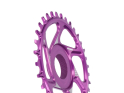 HOPE Kettenblatt E-Bike Direct Mount Spiderless R22 Narrow Wide für Shimano Motoren | lila 36 Zähne