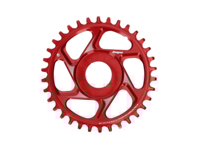 HOPE Kettenblatt E-Bike Direct Mount Spiderless R22 Narrow Wide für Shimano Motoren | rot