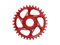 HOPE Kettenblatt E-Bike Direct Mount Spiderless R22 Narrow Wide für Shimano Motoren | rot 34 Zähne