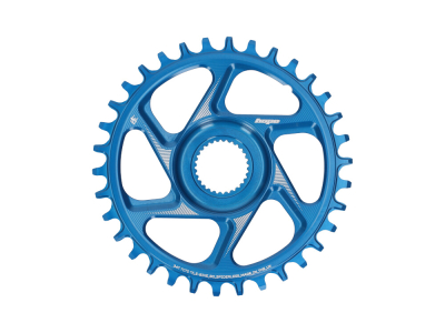 HOPE Chainring E-Bike Direct Mount Spiderless R22 Narrow Wide for Bosch Motors | blue