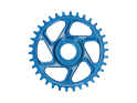 HOPE Chainring E-Bike Direct Mount Spiderless R22 Narrow Wide for Bosch Motors | blue 34 teeth