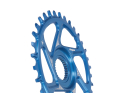 HOPE Chainring E-Bike Direct Mount Spiderless R22 Narrow Wide for Bosch Motors | blue 34 teeth