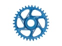 HOPE Chainring E-Bike Direct Mount Spiderless R22 Narrow Wide for Bosch Motors | blue 36 teeth