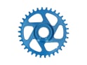 HOPE Chainring E-Bike Direct Mount Spiderless R22 Narrow Wide for Bosch Motors | blue 36 teeth