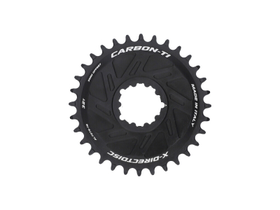 CARBON-TI Chainring X-DirectDisc Direct Mount | 1-speed narrow-wide für SRAM 3-Bolt Cranks | 3 mm Offset 34 Teeth