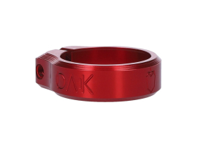 OAK COMPONENTS Sattelklemme Orbit 34,9 mm | rot