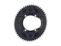 ALUGEAR Chainring oval Aero 1-speed | BCD 110 mm asymmetrical narrow-wide | Dura Ace R9200 | Ultegra R8100 | black 62 Teeth