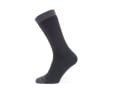 SEALSKINZ Socks Wiveton Mid Length Warm Weather | Waterproof | black / gray