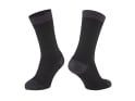 SEALSKINZ Socks Wiveton Mid Length Warm Weather | Waterproof | black / gray