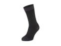 SEALSKINZ Socks Wiveton Mid Length Warm Weather | Waterproof | black / gray