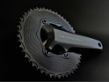 ALUGEAR Kettenblatt rund Aero 1-fach | LK 110 mm asymmetrisch narrow-wide | Dura Ace R9200 | Ultegra R8100 | schwarz 40 Zähne