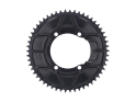 ALUGEAR Chainring round Aero 1-speed | BCD 110 mm asymmetrical narrow-wide | Dura Ace R9200 | Ultegra R8100 | black 42 Teeth