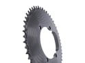 ALUGEAR Chainring round Aero 1-speed | BCD 110 mm asymmetrical narrow-wide | Dura Ace R9200 | Ultegra R8100 | black 60 Teeth