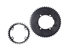 ALUGEAR Chainring Set round Aero 2-speed | BCD 110 mm...