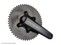 ALUGEAR Chainring Set round Aero 2-speed | BCD 110 mm asymmetrical | Dura Ace R9200 | Ultegra R8100 | black 52-36 Teeth