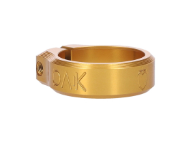 OAK COMPONENTS Sattelklemme Orbit 38,5 mm | gold