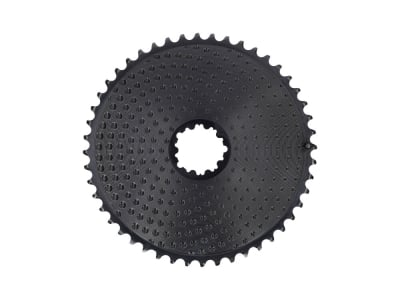 ALUGEAR Chainring Set round Aero Direct Mount 2-speed | SRAM 3-Bolt | 48-34 Teeth | black
