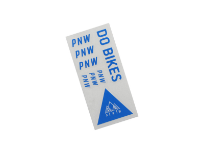 PNW Decal Kit für Loam Carbon Riser Lenker | Pacific Blue