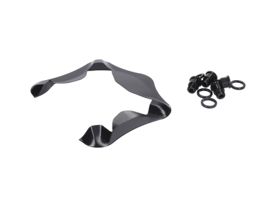 ALUGEAR Aero Cover for 1-speed | 2-speed Aero Chainrings | LK 110 mm asymmetric | black for Ultegra R8100-P Powermeter Crank