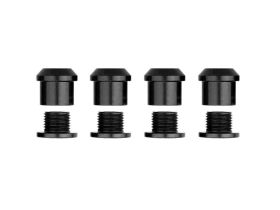 ALUGEAR Chainring Bolts Set 4-Arm Aluminum | 7mm black